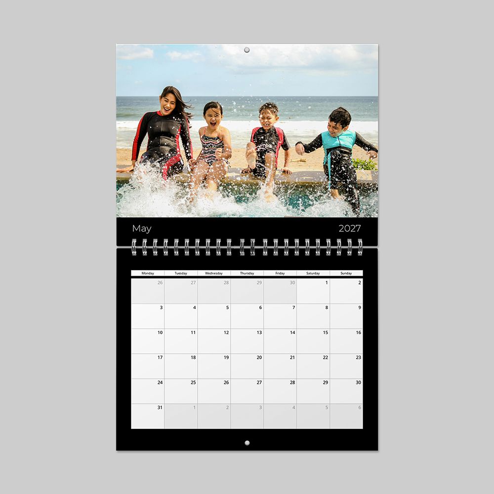 Minimalist Black Calendar Collection