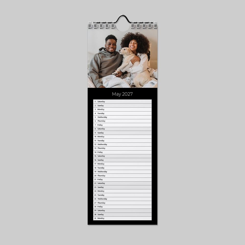Minimalist Black Calendar Collection
