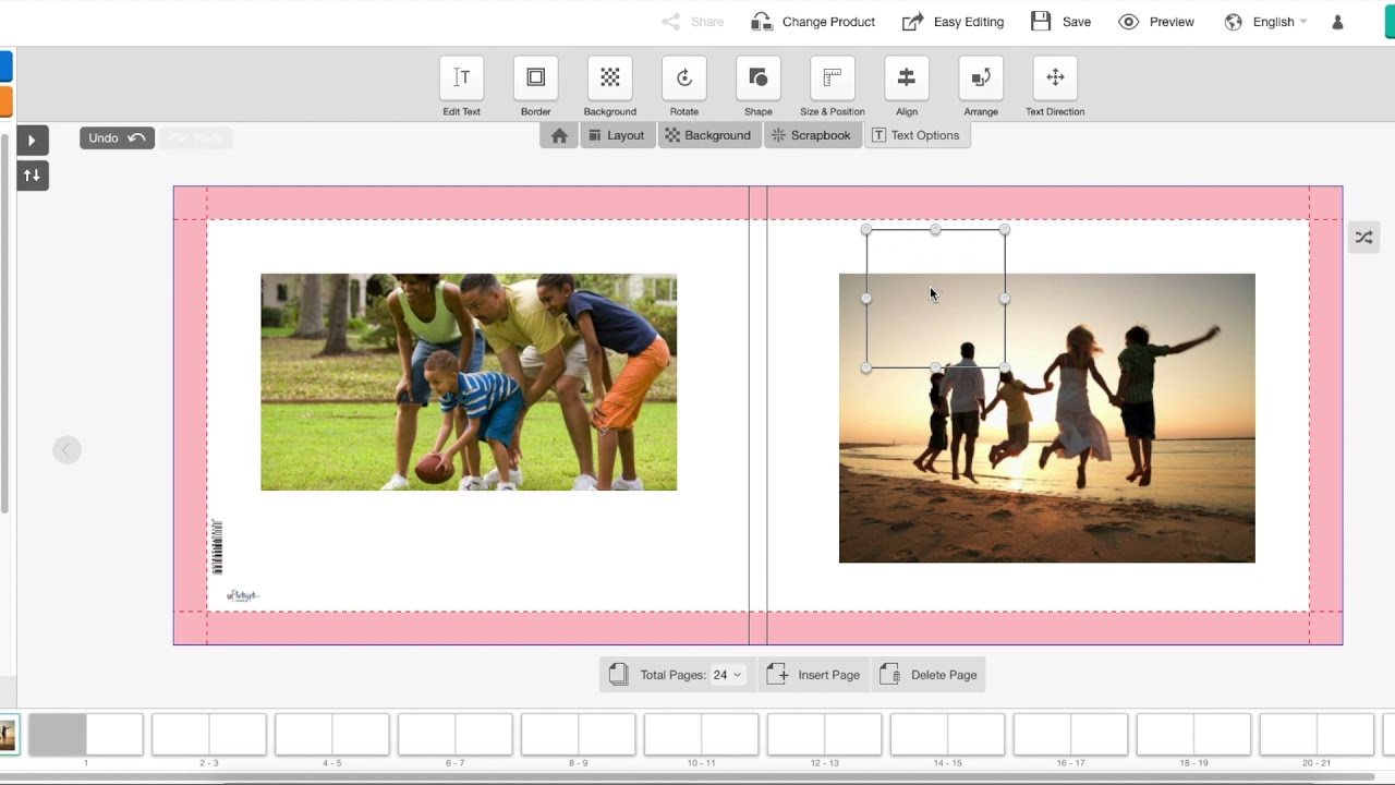 Load video: Adding Photos &amp; Text