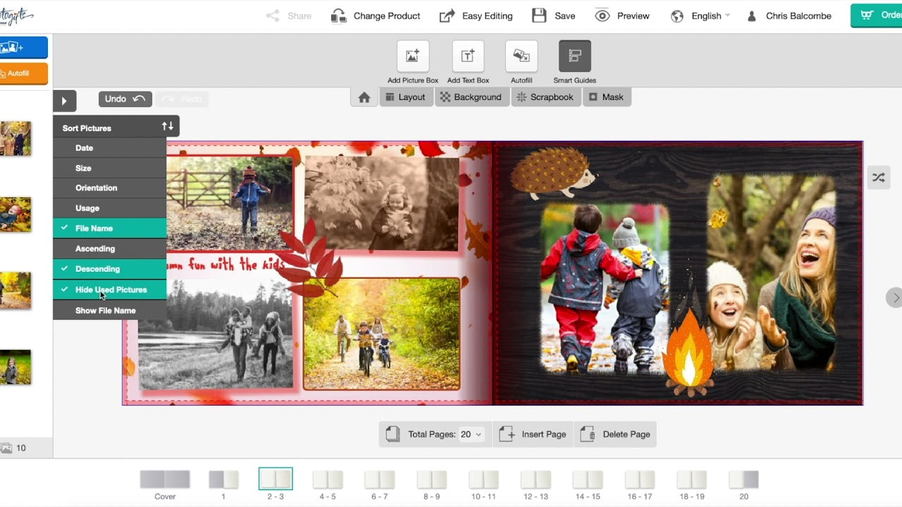 Load video: Photo Display Options